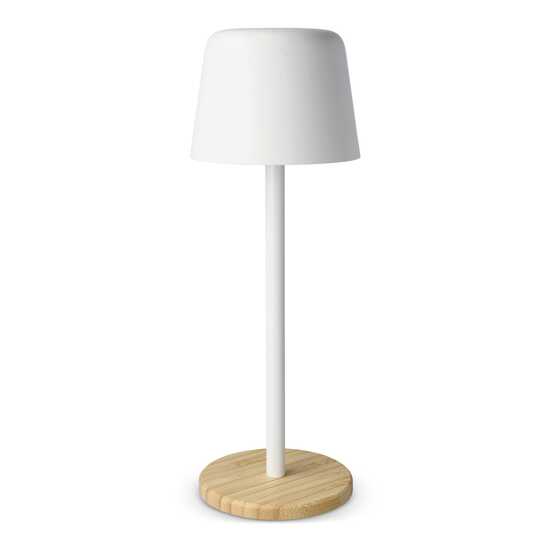 Solis Dimmbare Tischlampe mit Bambusfuß