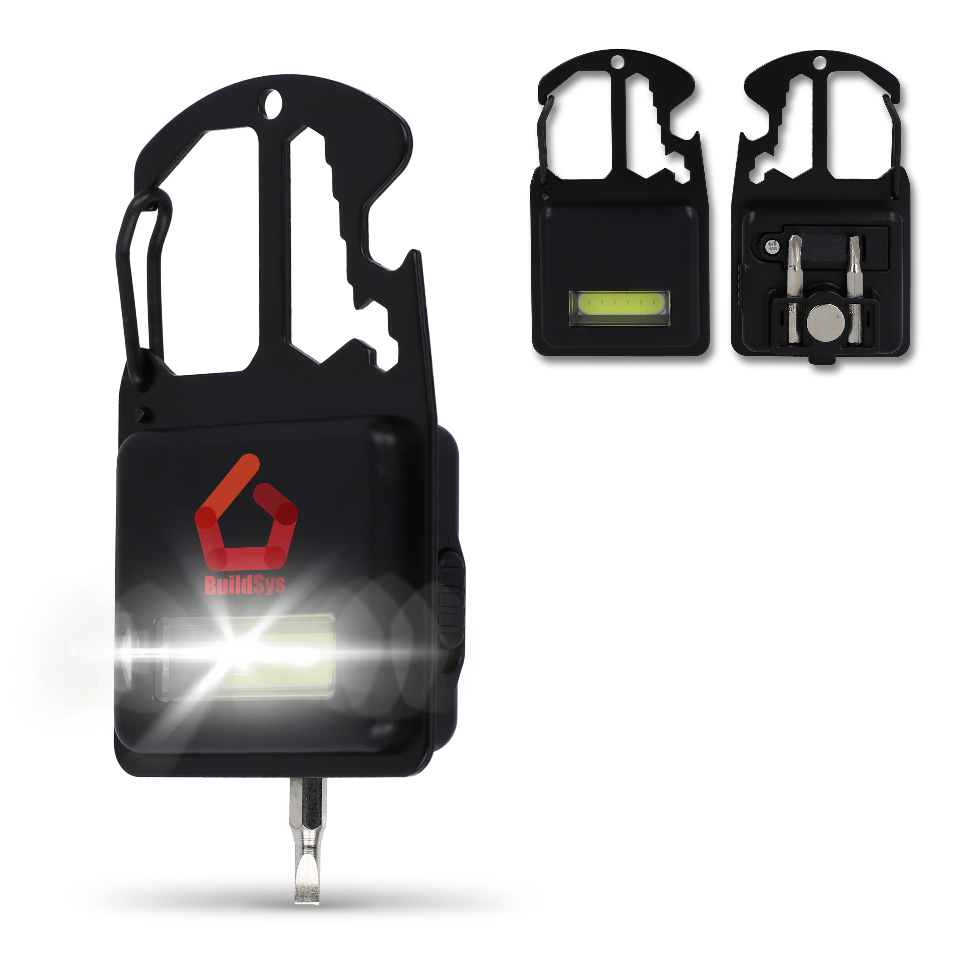 Kompaktes Multitool aus R-ABS &amp; Metall 7 Funktionen
