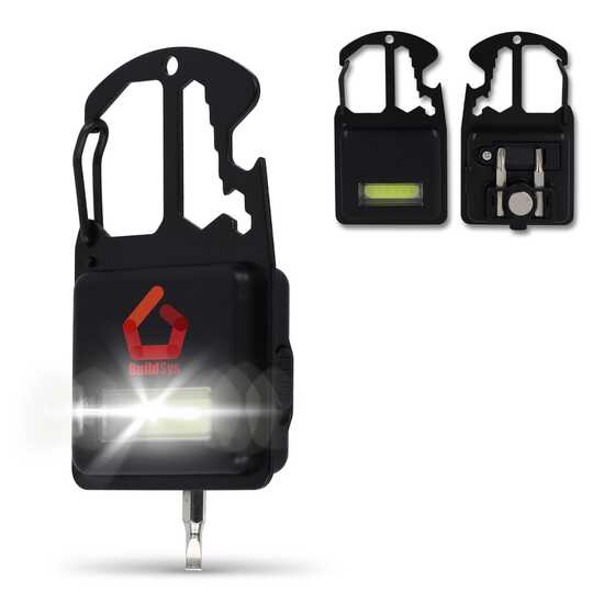 Kompaktes Multitool aus R-ABS &amp; Metall 7 Funktionen