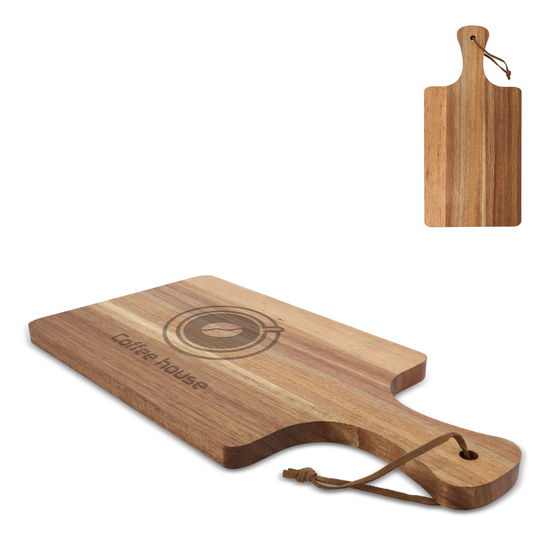 Servierbrett aus Akazie 37 x 18 x 1,5 cm