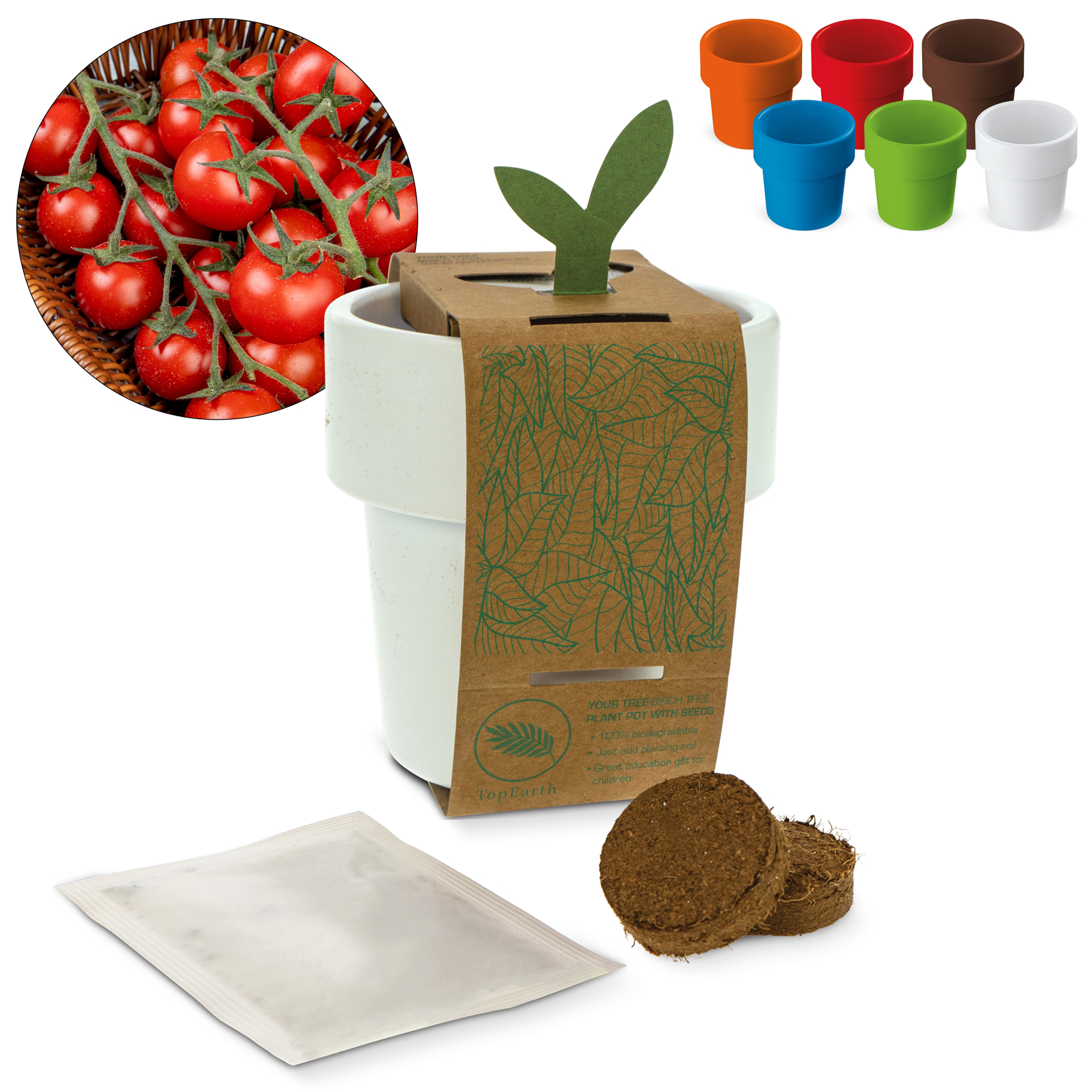 Hot-but-cool Tasse mit Kirschtomatenamen