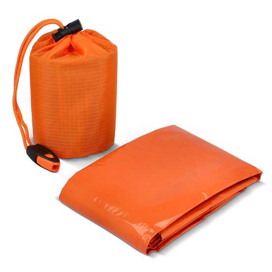 Thermoschlafsack für Notfälle im Freien