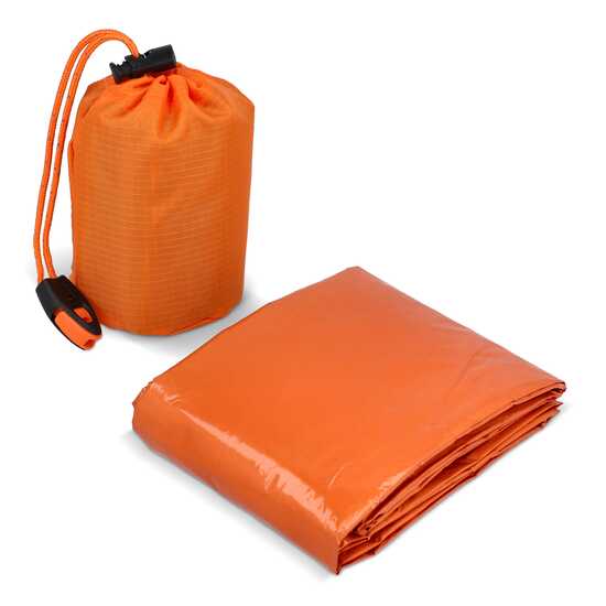 2-in-1-Thermoponcho für Outdoor Notfälle
