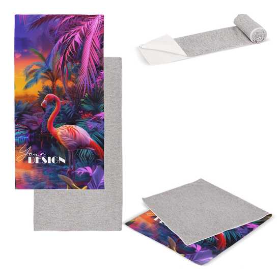 Schnelltrocknendes Handtuch R-PET 50 x 100 cm Sublimation