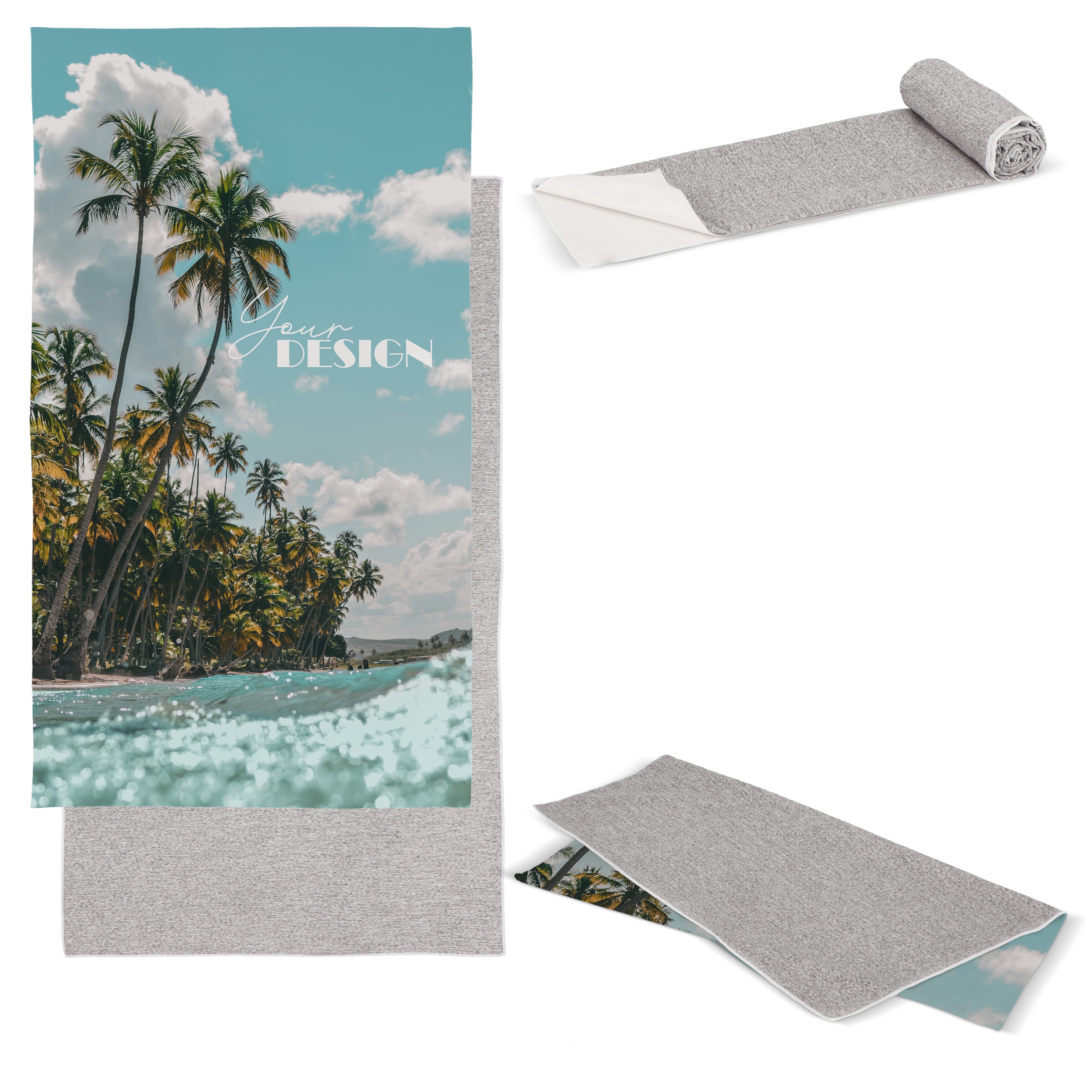 Schnelltrocknendes Handtuch R-PET 100 x 180 cm Sublimation