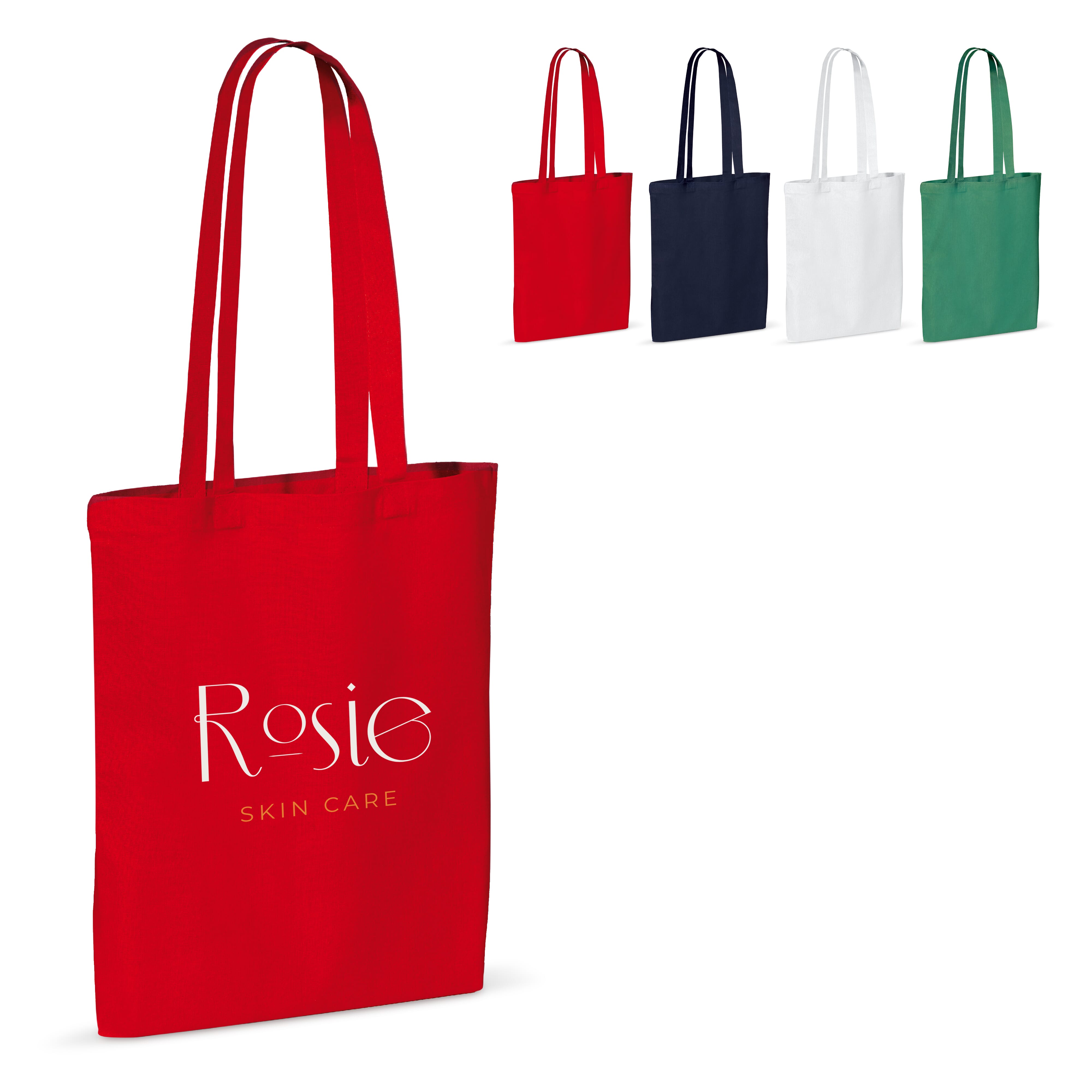 Tasche aus recycelter Baumwolle 140g/m² 38x42cm