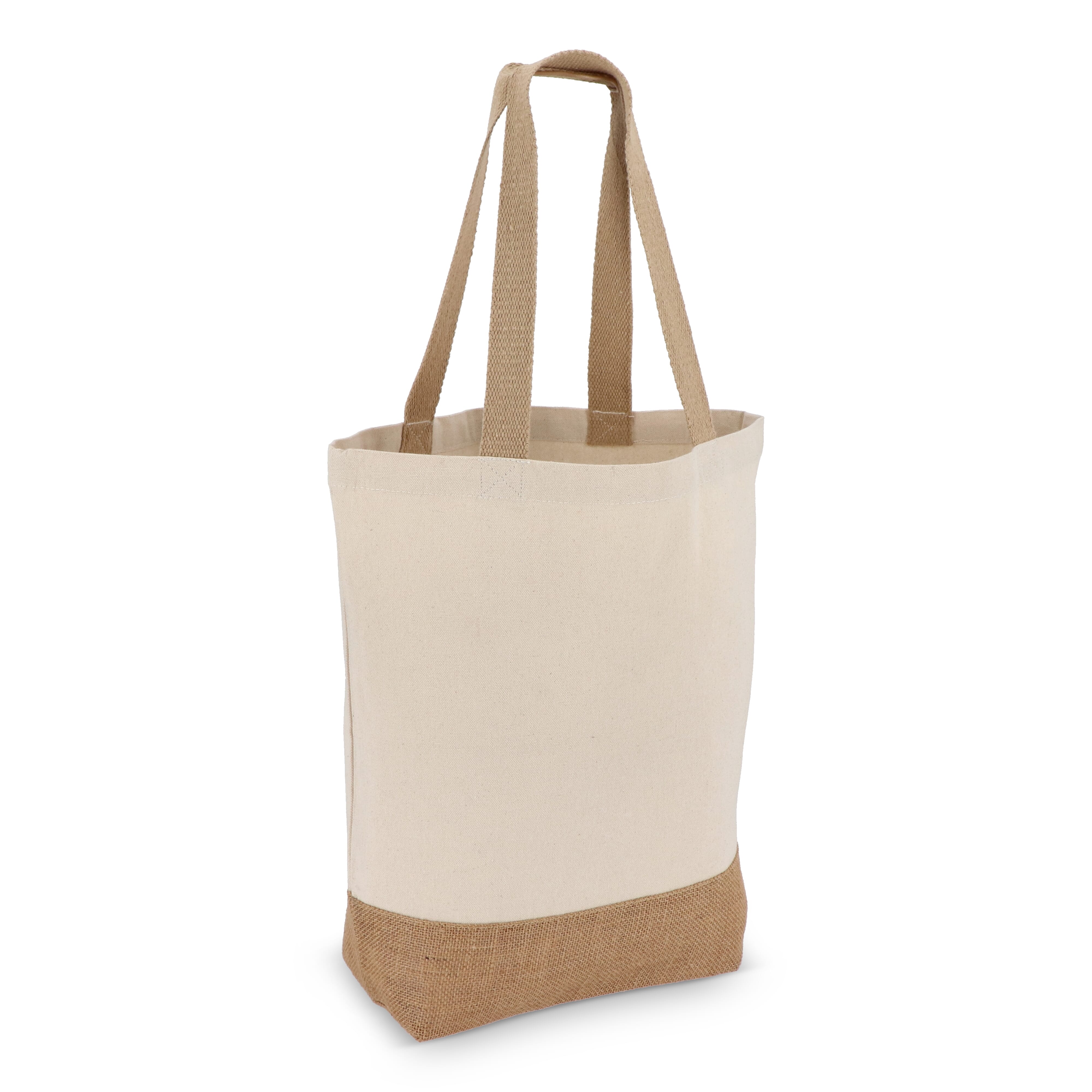 Baumwoll-Jute Tragetasche OEKO-TEX® 41 x 13 x 41cm 320g/m²