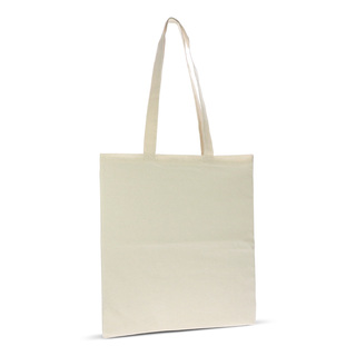 Einkaufstasche Bio-Naturbaumwolle lang 140g/m² 38x42 cm