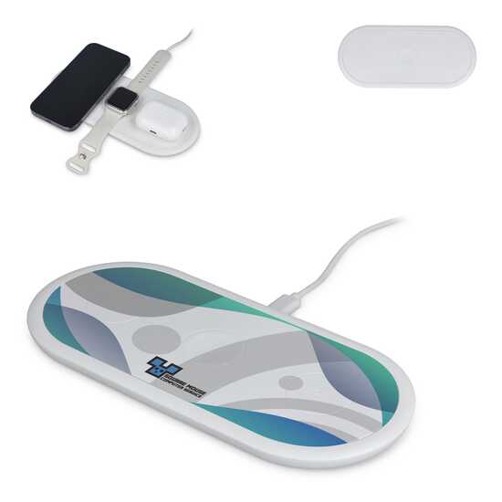 3-in-1 15 W Drahtloses Ladegerät für Handys, Apple Watch und AirPods.