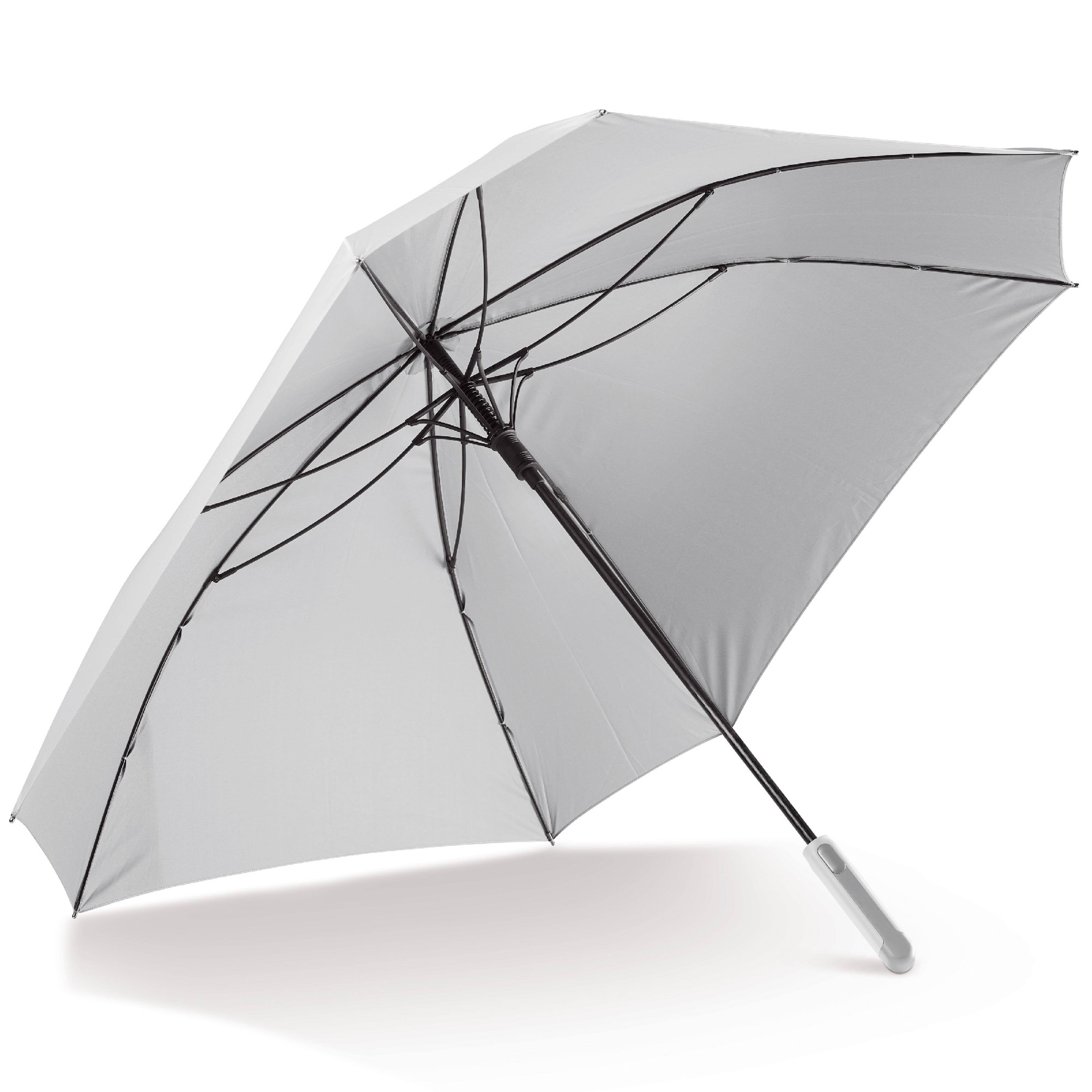 Luxus 27” quadratischer Regenschirm mit Hülle