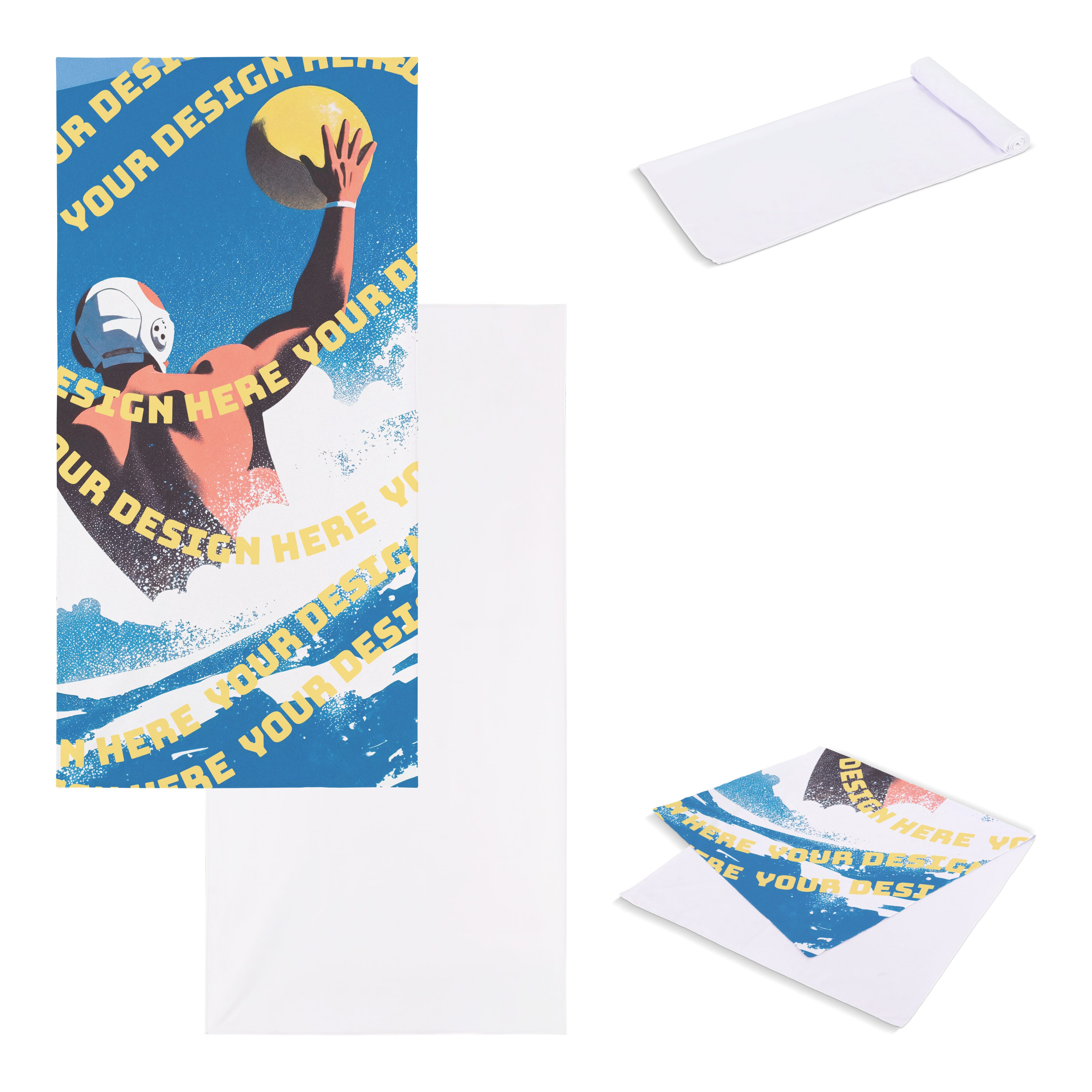 Schnelltrocknendes Handtuch 70 x 140 cm (200 g/m²)  Sublimationsdruck