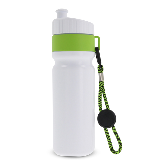 Sportflasche mit Rand und Kordel 750ml