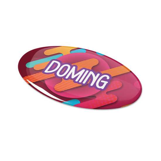 Doming Oval 30x15 mm