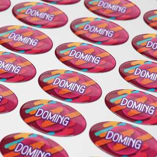 Doming Oval 40x20 mm