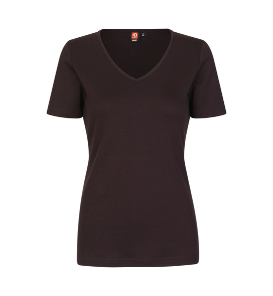 Interlock T-Shirt | V-Ausschnitt | Damen