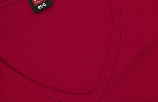 Interlock T-Shirt | V-Ausschnitt | Damen
