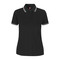 Kontrast Poloshirt | Stretch | Damen