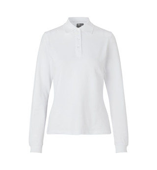 Langarm Poloshirt | Stretch | Damen