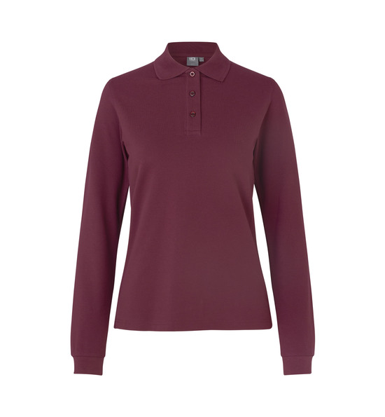 Langarm Poloshirt | Stretch | Damen
