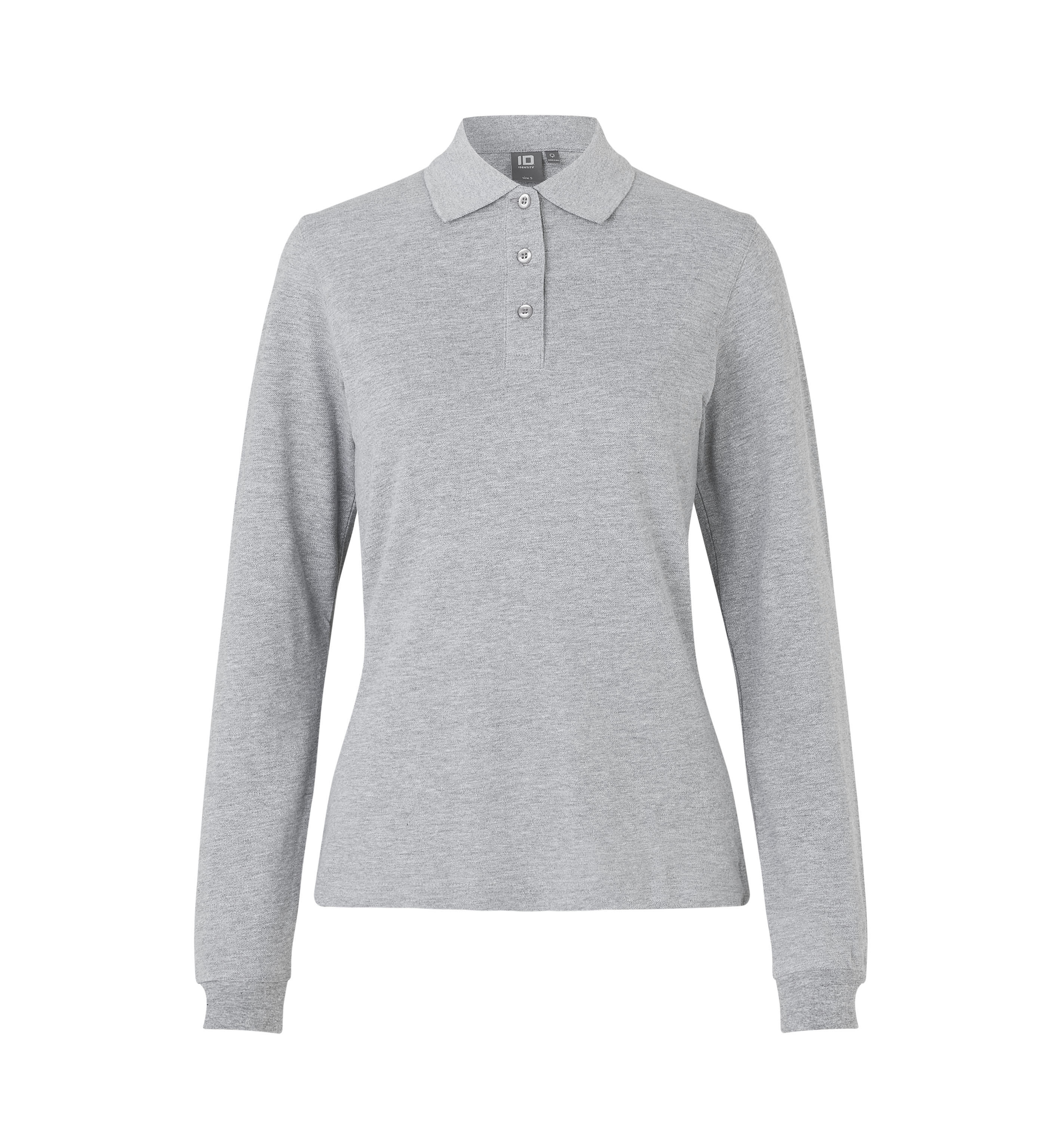 Langarm Poloshirt | Stretch | Damen