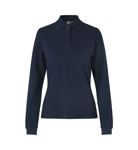 Langarm Poloshirt | Stretch | Damen