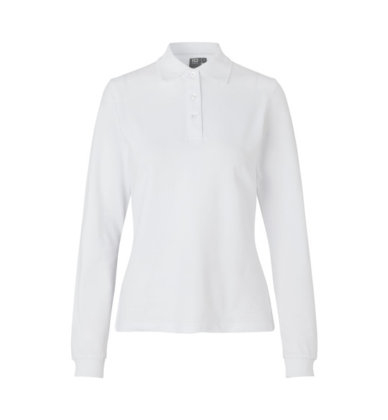Langarm Poloshirt | Stretch | Damen