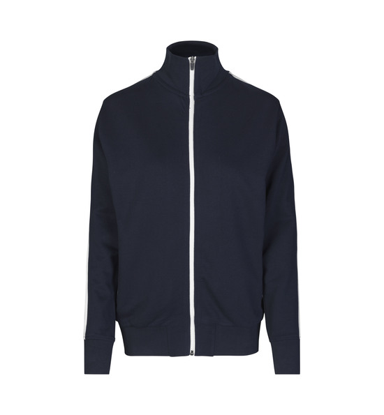 Sweat-Cardigan | Kontrast | Damen