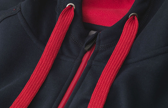 Sweat-Cardigan | eingefasst