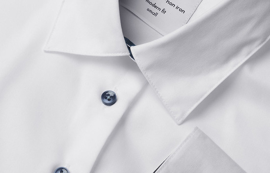 SEVEN SEAS Fine Twill Contrast | slim