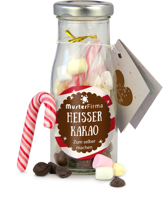 DIY Flasche Heißer Kakao