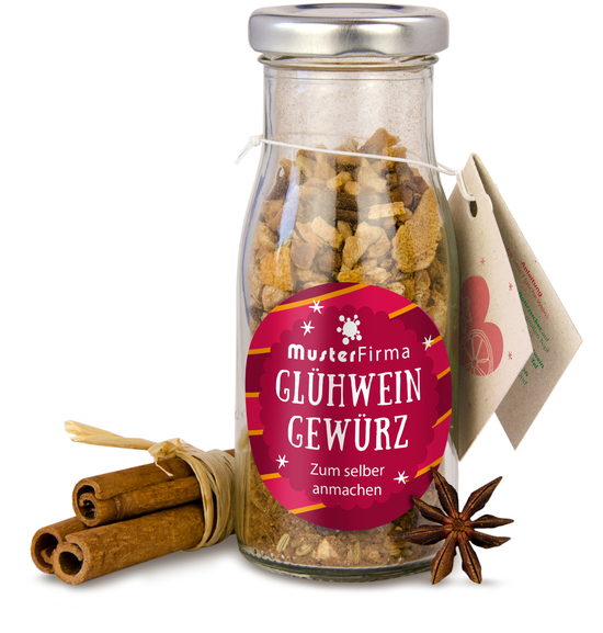 DIY Flasche Glühweingewürz