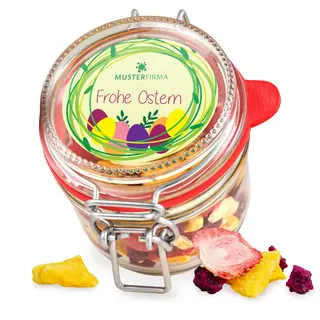 Bügelglas Oster-Früchte-Mix