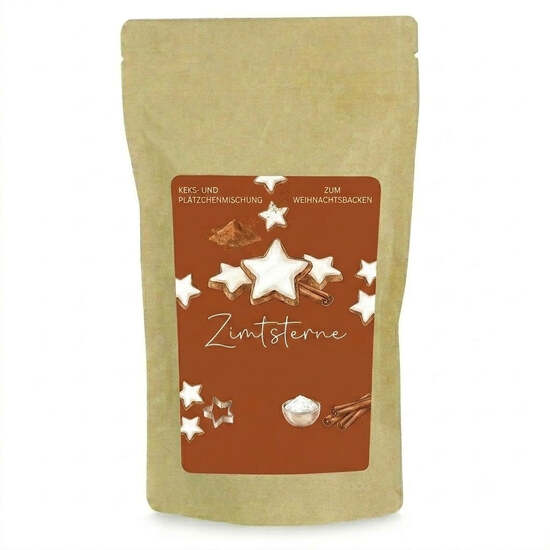 Ecobag L Backmischung Zimtsterne mit Logo – Weihnachtliches Erlebnisgeschenk