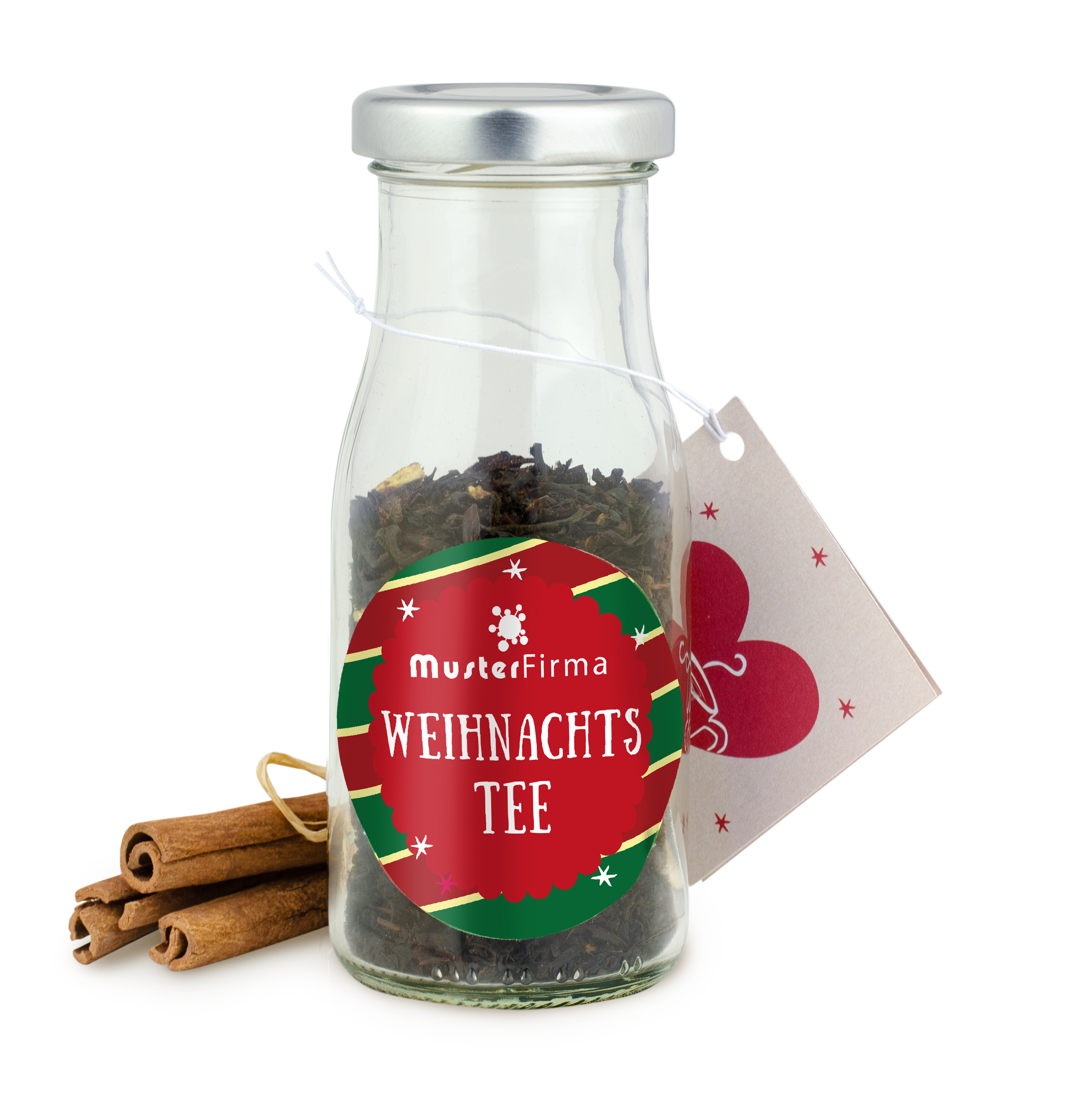 DIY Flasche Weihnachtstee