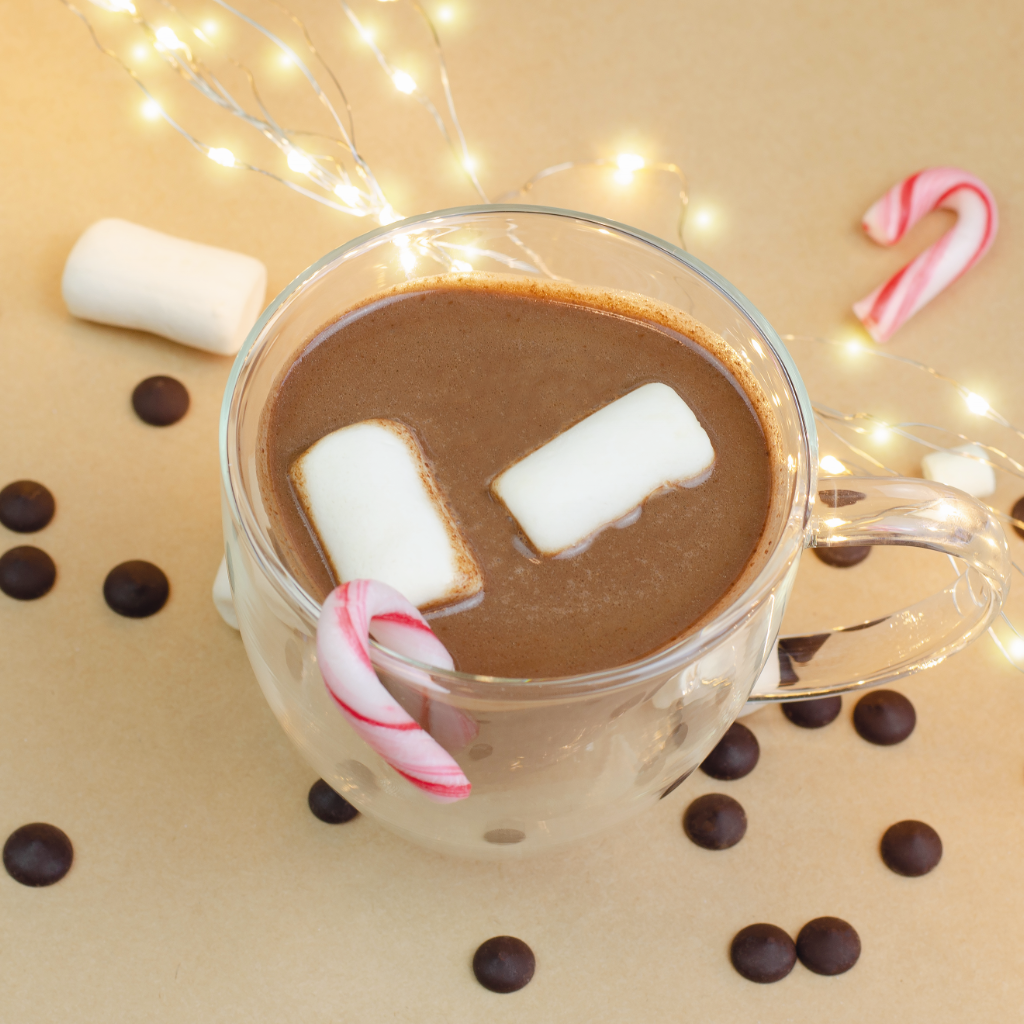 DIY Flasche Vegane Trinkschokolade