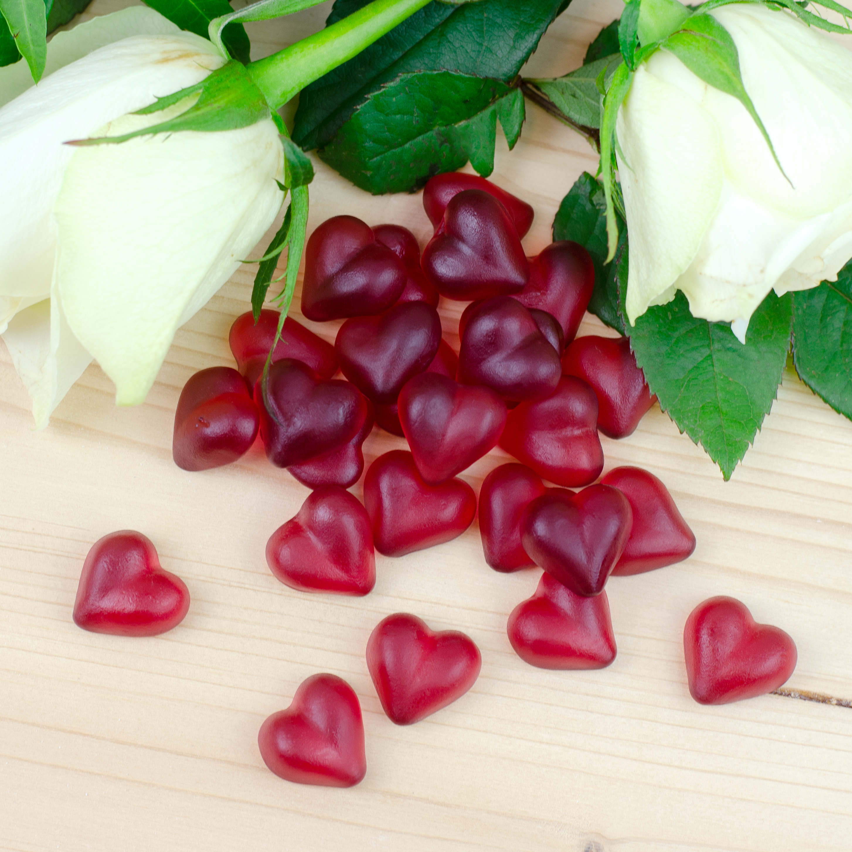 Naschbeutel vegane Kirsch-Herzen