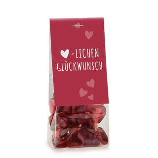 Naschbeutel vegane Kirsch-Herzen