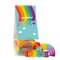Naschbeutel Rainbow Love Fruchtgummi mit Logo – Buntes Werbegeschenk