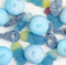 Naschdose S blauer Süßigkeiten Mix