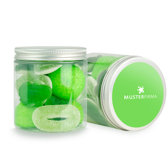 Naschdose S grüner Süßigkeiten Mix