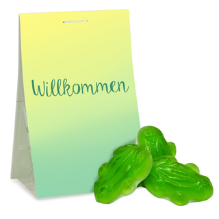 Naschtasche biologisch abbaubar Frösche