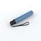 Knirps U.200 ultra light duomatic, blue with black UV coating and heat shield - blue/black UV-coating