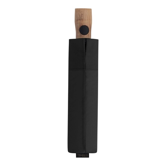 Knirps Timber duomatic - black