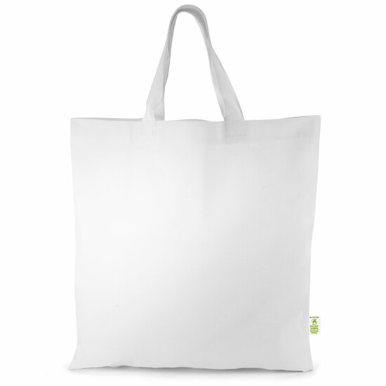 TRIER - Tragetasche aus schwerer, recycelter Baumwolle mit kurzen Henkeln