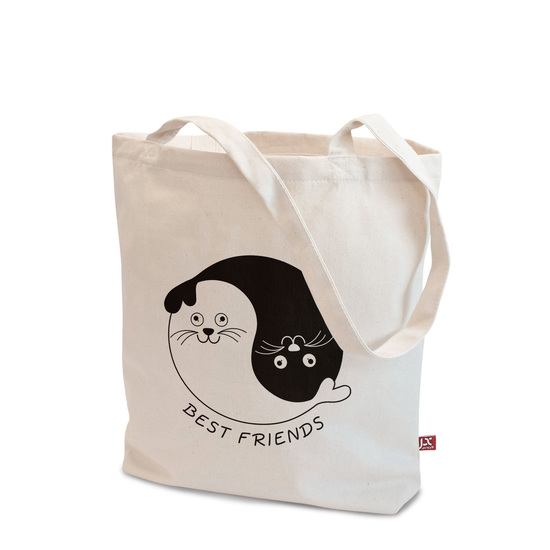 MELBOURNE – Schwere Baumwolltasche mit langen Henkeln