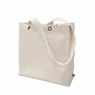 KOCHI - Schwere Baumwolltasche mit Boden- und Seitenfalte