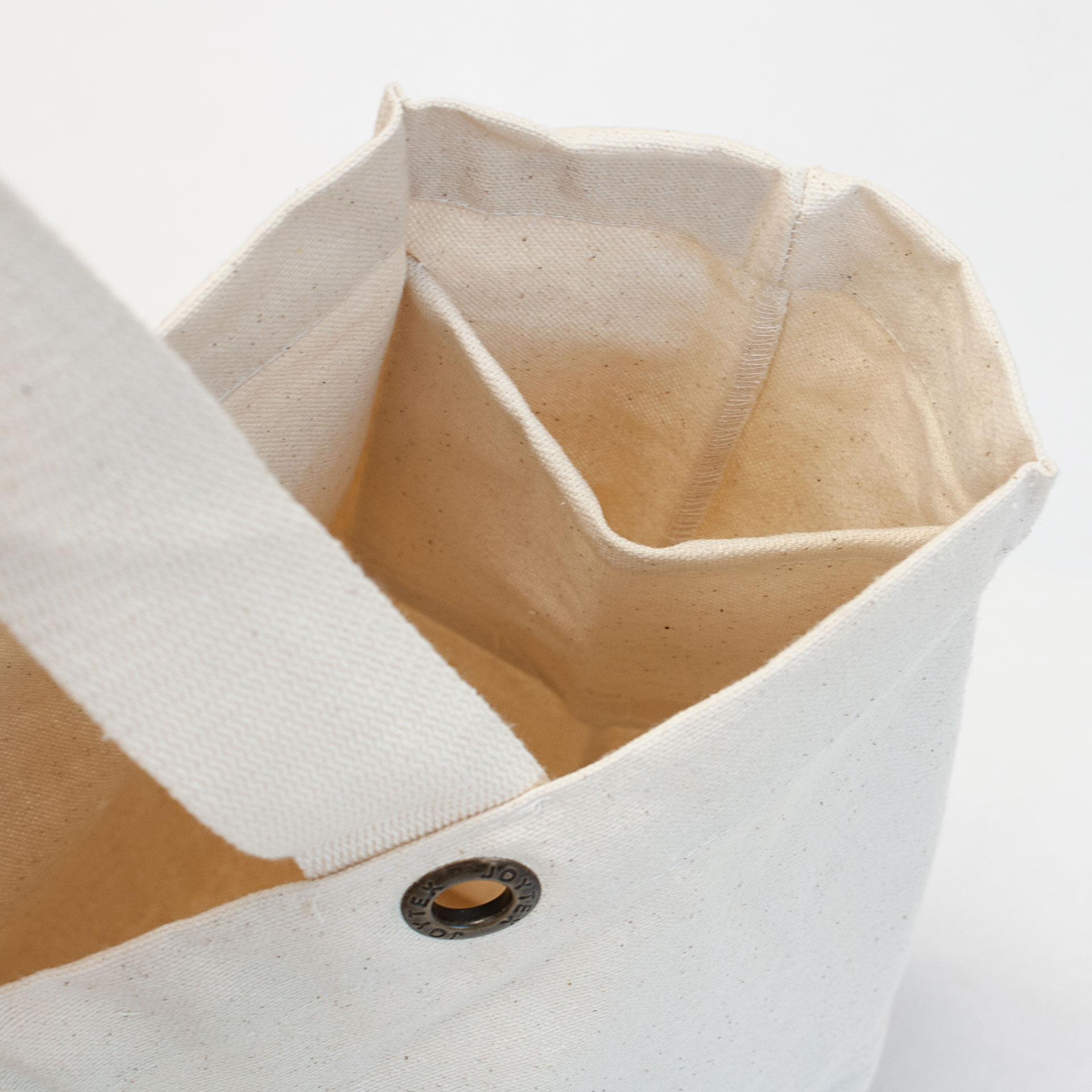 KOCHI - Schwere Baumwolltasche mit Boden- und Seitenfalte