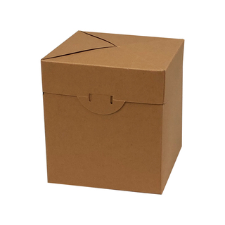 Geschenkbox Pop-Up  POP002 15 x 15 x 16 cm braun