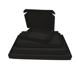 Versandkartonagen  VPD126 30 x 21,5 x 2,5 cm schwarz