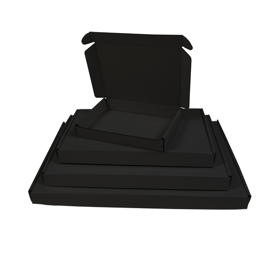 Versandkartonagen  VPD126 30 x 21,5 x 2,5 cm schwarz